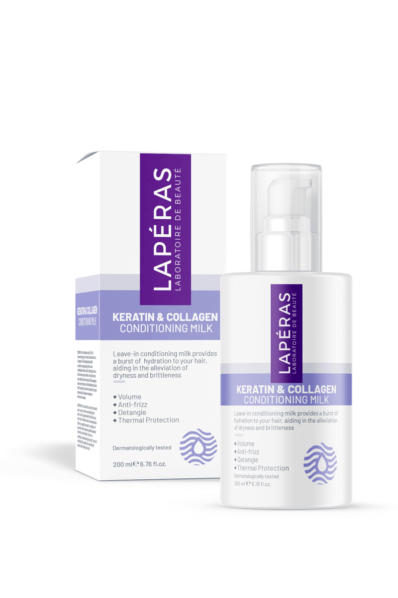 Besleyici Canlandırıcı UV Filtreli Isı Koruyucu Keratin & Collagen Saç Bakım Maskesi 200 ml - LAPÉRAS