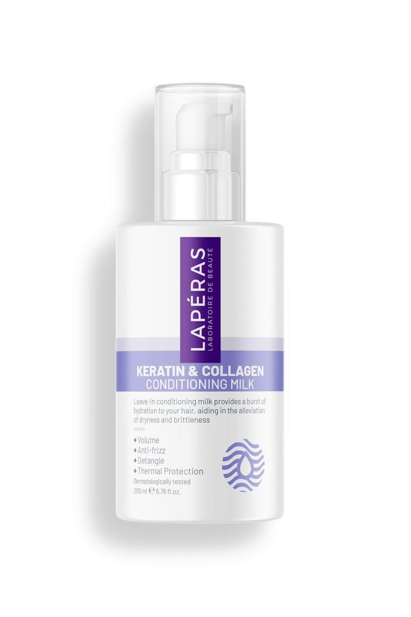 Besleyici Canlandırıcı UV Filtreli Isı Koruyucu Keratin & Collagen Saç Bakım Maskesi 200 ml - LAPÉRAS
