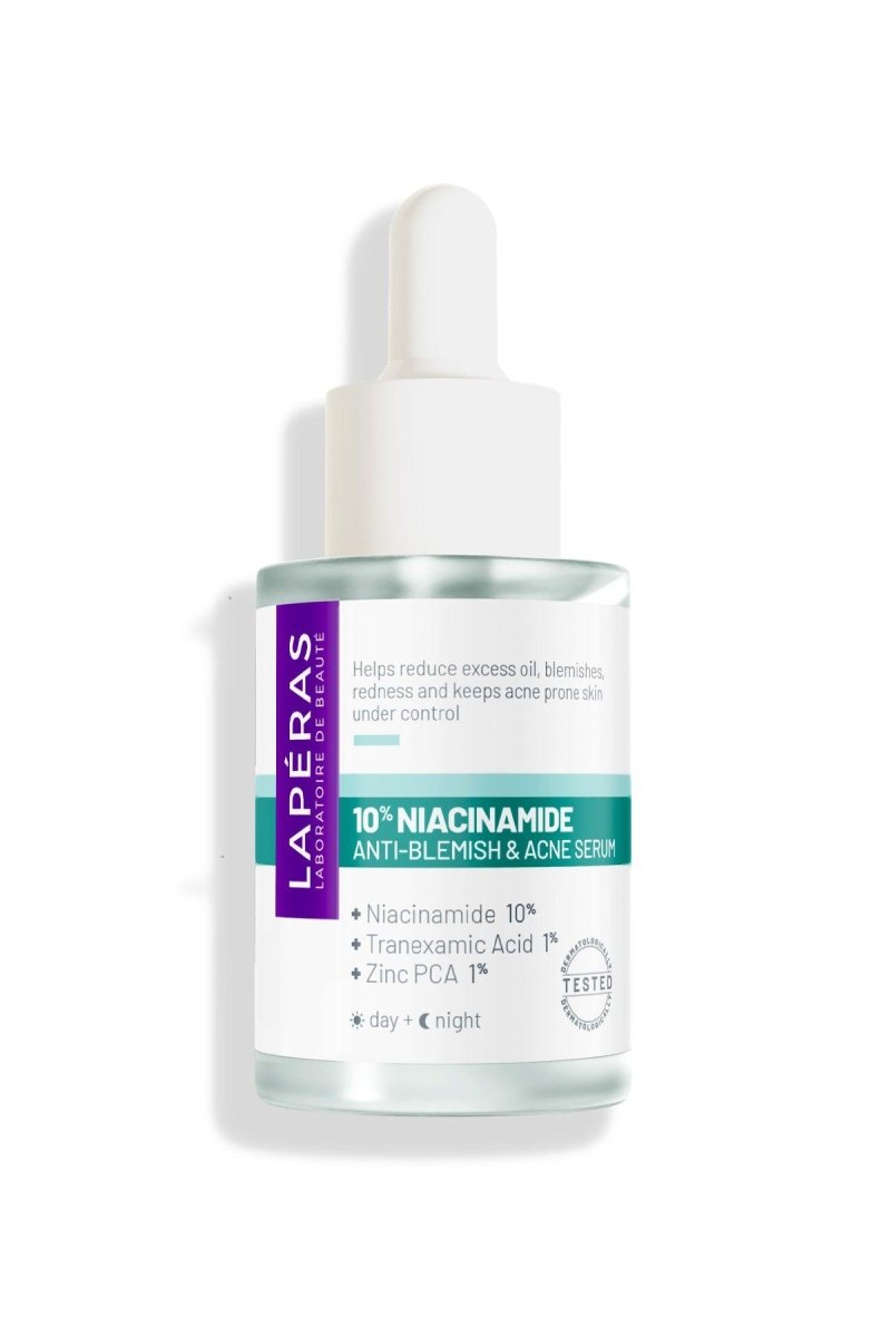 Akne ve Sivilce Karşıtı, Gözenek Sıkılaştırıcı %10 Niacinamide + %1 Tranexamic Acid + %1 Zinc PCA Serum - LAPÉRAS
