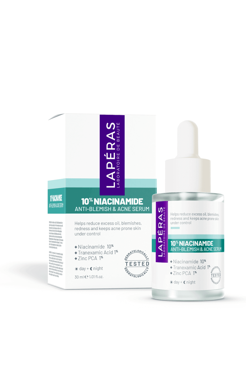 Akne ve Sivilce Karşıtı, Gözenek Sıkılaştırıcı %10 Niacinamide + %1 Tranexamic Acid + %1 Zinc PCA Serum - LAPÉRAS