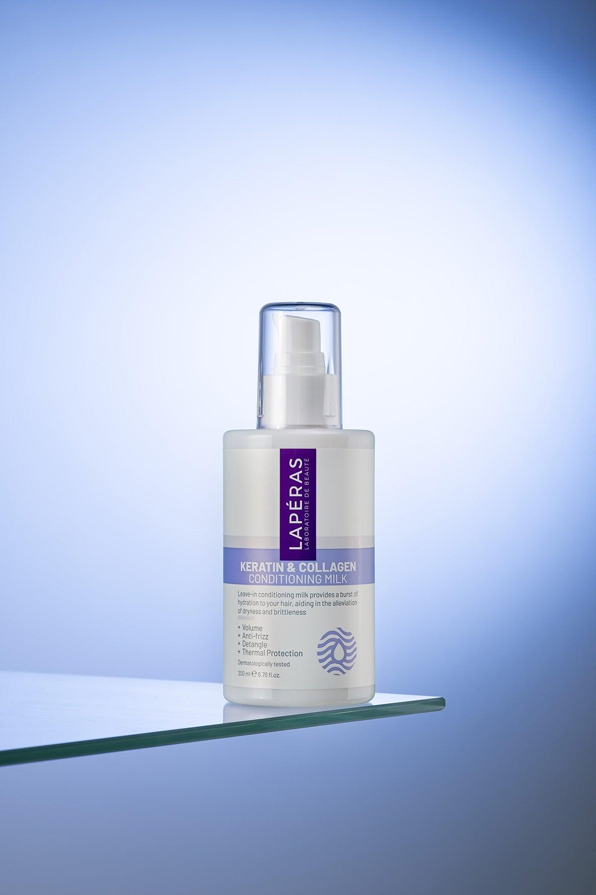Besleyici Canlandırıcı UV Filtreli Isı Koruyucu Keratin & Collagen Saç Bakım Maskesi 200 ml - LAPÉRAS