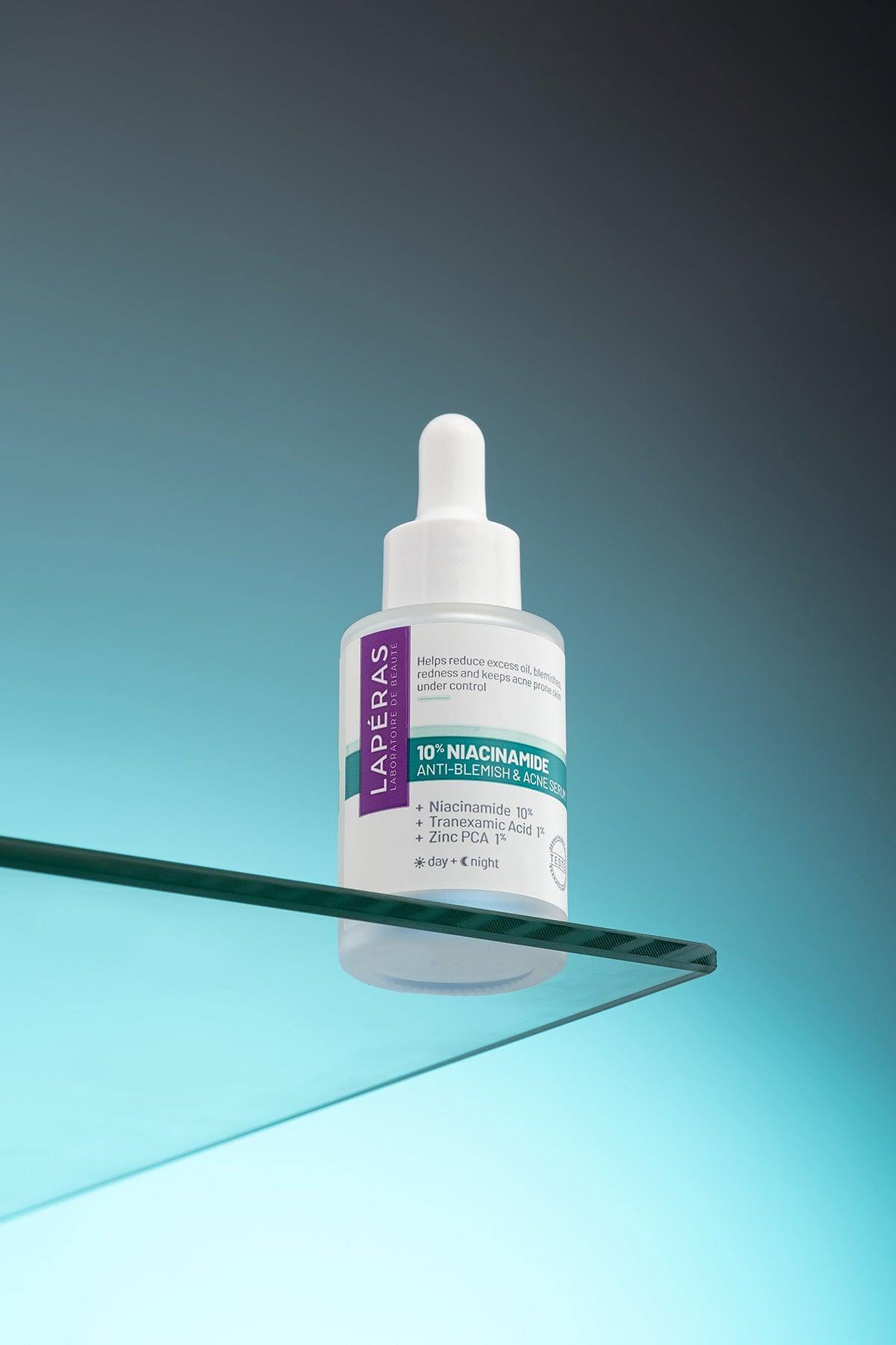 Akne ve Sivilce Karşıtı, Gözenek Sıkılaştırıcı %10 Niacinamide + %1 Tranexamic Acid + %1 Zinc PCA Serum - LAPÉRAS