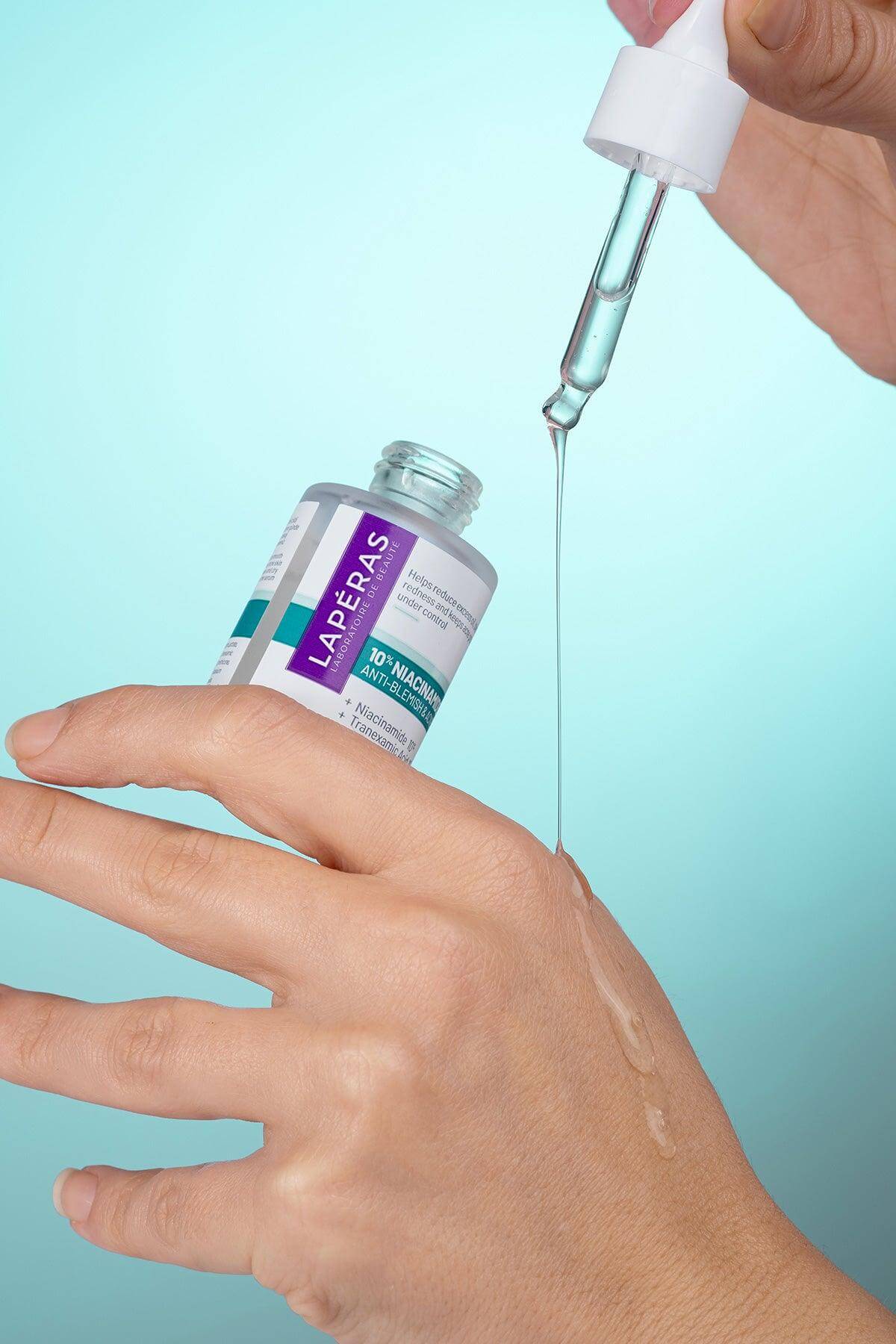 Akne ve Sivilce Karşıtı, Gözenek Sıkılaştırıcı %10 Niacinamide + %1 Tranexamic Acid + %1 Zinc PCA Serum - LAPÉRAS