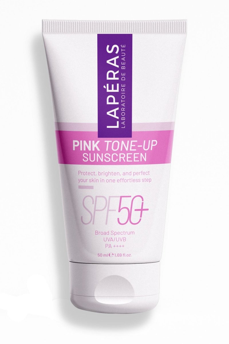 Aydınlatıcı Ton Eşitleyici Yüksek Koruma Spf 50+ Nemlendirici Makyaj Bazı Pembe Güneş Kremi 50ml - LAPÉRAS