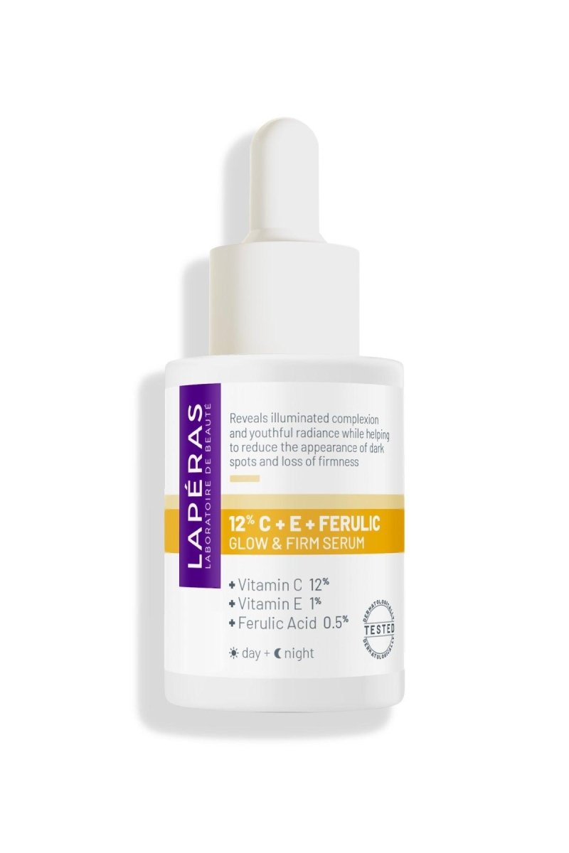 Aydınlatıcı ve Sıkılaştırıcı 12% Vitamin C + E + Ferulic Acid Koyu Leke Karşıtı Serum - LAPÉRAS