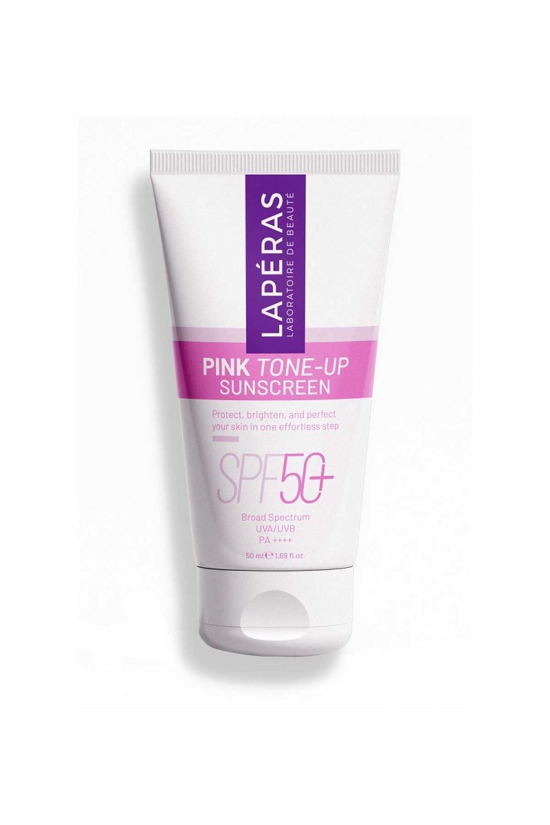 Aydınlatıcı Ton Eşitleyici Yüksek Koruma Spf 50+ Nemlendirici Makyaj Bazı Pembe Güneş Kremi 50ml - LAPÉRAS